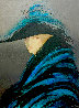Lady in Blue Cape - Huge Limited Edition Print by Victoria Montesinos - 0