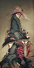 Damas Retiradas 1984 78x43 Original Painting by Victoria Montesinos - 0 Damas Retiradas 1984 78x43 Original Painting by Victoria Montesinos - 0