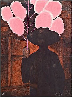 Hombre Con Algodon De Azucar Limited Edition Print - Gustavo Montoya Hombre Con Algodon De Azucar Limited Edition Print - Gustavo Montoya