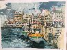 Brittany Cove, French Seaport Limited Edition Print by Wayland Moore - 1