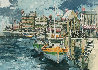 Brittany Cove, French Seaport Limited Edition Print by Wayland Moore - 0