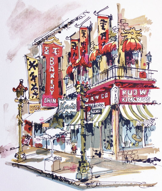 Chinatown Limited Edition Print by Wayland Moore