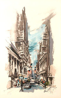 Wall Street AP Limited Edition Print - Wayland Moore Wall Street AP Limited Edition Print - Wayland Moore