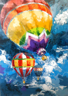 Hot Air Balloons 40x30 Huge Limited Edition Print - Wayland Moore Hot Air Balloons 40x30 Huge Limited Edition Print - Wayland Moore