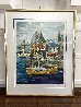 French Seaport - Huge - France Limited Edition Print by Wayland Moore - 1