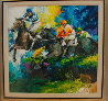Jumpers 1976 32x32 Original Painting by Wayland Moore - 1