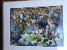Chicago Bears NFC Championship Game, Set of 2 Watercolors 1986 20x16 Watercolor by Wayland Moore - 4