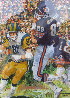 Chicago Bears NFC Championship Game, Set of 2 Watercolors 1986 20x16 Watercolor by Wayland Moore - 1