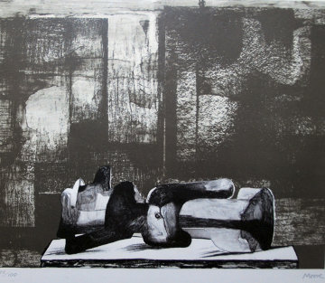 Untitled Lithograph Limited Edition Print - Henry Moore Untitled Lithograph Limited Edition Print - Henry Moore