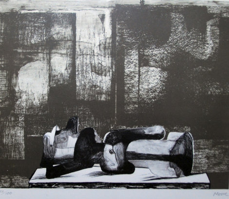 Untitled Lithograph Limited Edition Print - Henry Moore