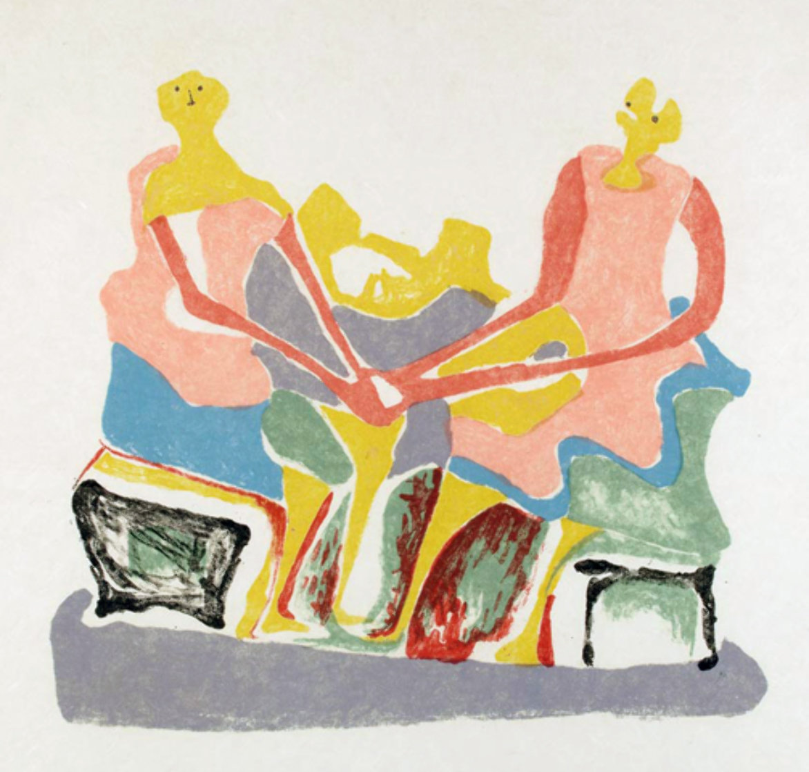 Shelter Sketch Book Portfolio 1967 Limited Edition Print by Henry Moore Shelter Sketch Book Portfolio 1967 Limited Edition Print by Henry Moore