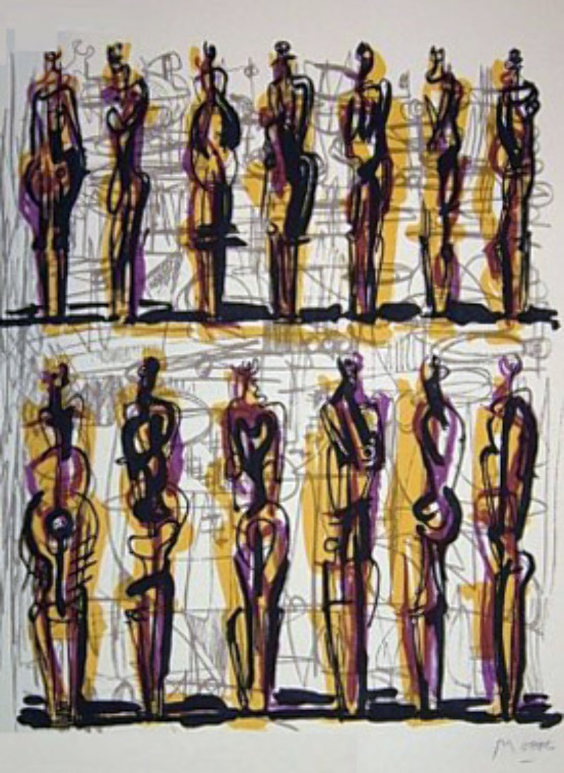 Heads Figures And Ideas 1958 Limited Edition Print by Henry Moore