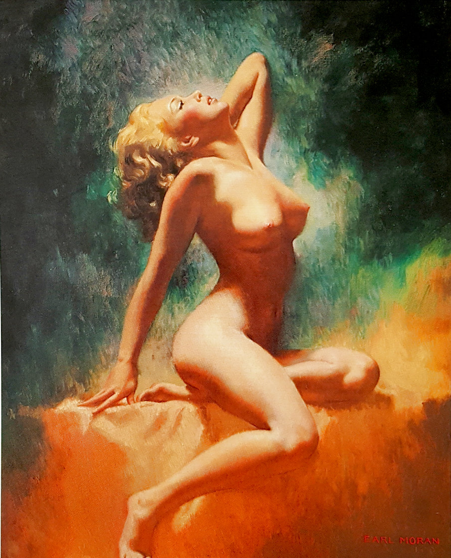 Lady in the Light 1993 Limited Edition Print by Earl Moran Lady in the Light 1993 Limited Edition Print by Earl Moran
