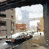 It is Snow 2020 7x7 Original Painting by Victor Mordasov - 1