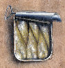Sardines in a Can on Wood 2015 12x12 Original Painting by Victor Mordasov - 0 Sardines in a Can on Wood 2015 12x12 Original Painting by Victor Mordasov - 0