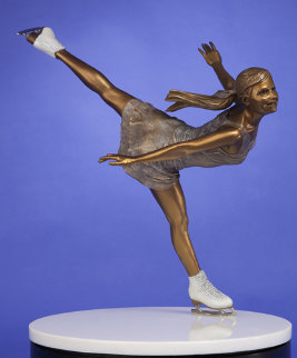 Ice Angel Bronze Sculpture 2011 24 in Sculpture - Clyde Morgan Ice Angel Bronze Sculpture 2011 24 in Sculpture - Clyde Morgan