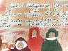 John Testifies of Jesus Religious Outsider Naive Primitive Folk Art Painting By the Legend Original Painting by Sister Gertrude Morgan - 7