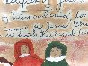 John Testifies of Jesus Religious Outsider Naive Primitive Folk Art Painting By the Legend Original Painting by Sister Gertrude Morgan - 8