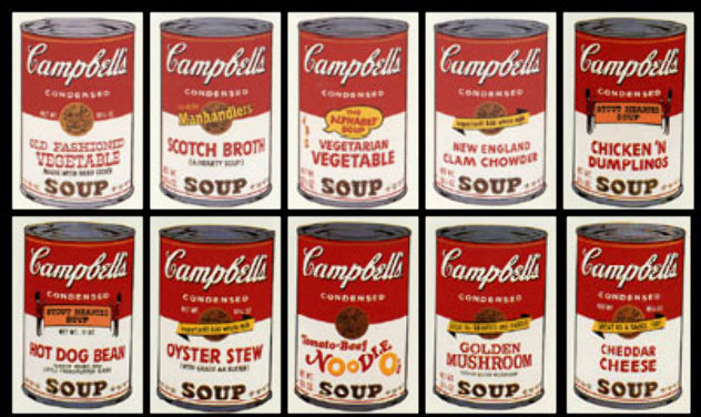 Sunday B. Morning, Campbel's Soup II suite of 10 Limited Edition Print by Sunday B. Morning