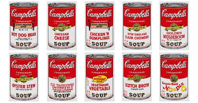 Campbell's Soup II Set of 10 2015 Limited Edition Print by Sunday B. Morning