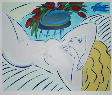 Reclining Woman Limited Edition Print - Lena Moross Reclining Woman Limited Edition Print - Lena Moross