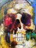 Untitled Diptych 1996 16x20 - Mixed Media on Wood Panel Original Painting by Jim Morphesis - 2