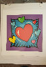 I Love You Hearts 2006 Limited Edition Print by Burton Morris - 2