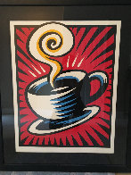Coffee Cup State II 2000 Limited Edition Print by Burton Morris - 1 Coffee Cup State II 2000 Limited Edition Print by Burton Morris - 1