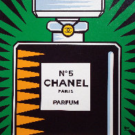 Chanel No. 5 2010 30x30 Original Painting by Burton Morris - 0 Chanel No. 5 2010 30x30 Original Painting by Burton Morris - 0