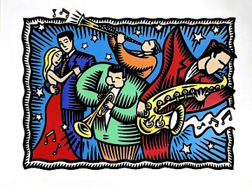 Stardust Memories 1998 Limited Edition Print - Burton Morris Stardust Memories 1998 Limited Edition Print - Burton Morris