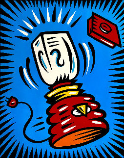 Blender 1998 64x52 Original Painting - Burton Morris Blender 1998 64x52 Original Painting - Burton Morris