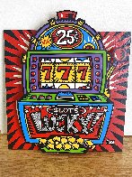 Lucky Slots Tryptych Limited Edition Print by Burton Morris - 1 Lucky Slots Tryptych Limited Edition Print by Burton Morris - 1