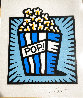Popcorn 2002 21x19 Works on Paper (not prints) by Burton Morris - 2