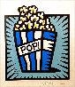 Popcorn 2002 21x19 Works on Paper (not prints) by Burton Morris - 0