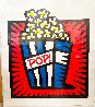 American Pop Red 1998 - Huge Limited Edition Print by Burton Morris - 1