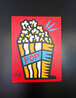 Pop! 2002 16x12 - Signed Twice Original Painting by Burton Morris - 1