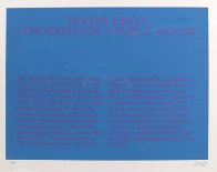 Roller Disco: Cenotaph For a Public Figure Limited Edition Print by Robert Morris - 1 Roller Disco: Cenotaph For a Public Figure Limited Edition Print by Robert Morris - 1