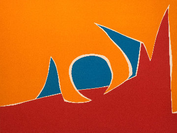 Untitled Lithograph 1984 Limited Edition Print - Richard Mortensen Untitled Lithograph 1984 Limited Edition Print - Richard Mortensen