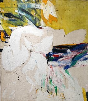 Untitled Abstract Painting - 1957 Oil on Canvas 48x54 Original Painting - Ed Moses Untitled Abstract Painting - 1957 Oil on Canvas 48x54 Original Painting - Ed Moses