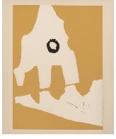 Ten Works by Ten Painters: Untitled, from X + X 1964 Limited Edition Print by Robert Motherwell - 1 Ten Works by Ten Painters: Untitled, from X + X 1964 Limited Edition Print by Robert Motherwell - 1