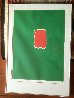 Spoleto Festival, Italy 1968 HS Limited Edition Print by Robert Motherwell - 2
