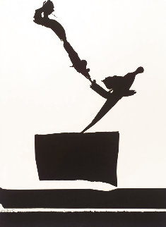 From Africa Suite #5 1980 Limited Edition Print - Robert Motherwell From Africa Suite #5 1980 Limited Edition Print - Robert Motherwell