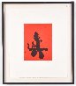 Octavio Paz Suite: Red Samurai AP 1987 Limited Edition Print by Robert Motherwell - 1