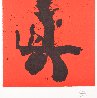 Octavio Paz Suite: Red Samurai AP 1987 Limited Edition Print by Robert Motherwell - 4