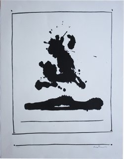 Untitled (Beside the Sea, From New York International Portfolio) 1966 - Early Limited Edition Print - Robert Motherwell