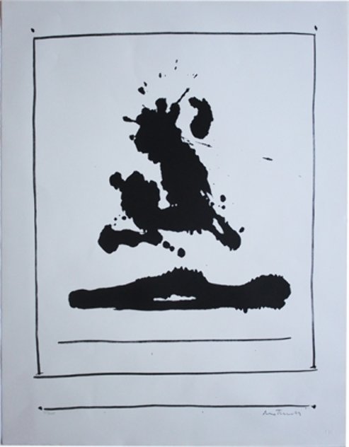 Untitled (Beside the Sea, From New York International Portfolio) 1966 - Early Limited Edition Print by Robert Motherwell