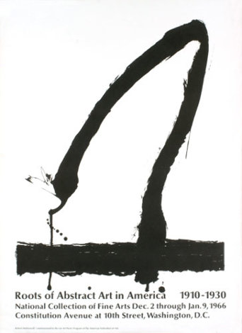 Roots of Abstract Art in America 1965 HS Limited Edition Print - Robert Motherwell