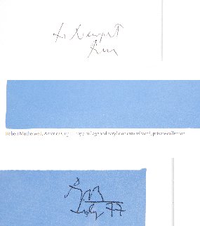 Newport Opera 1979 Limited Edition Print - Robert Motherwell Newport Opera 1979 Limited Edition Print - Robert Motherwell