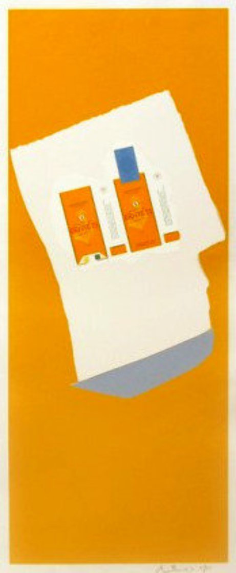 Harvest With Blue Bottom (Summer Light Series) 1973 Limited Edition Print by Robert Motherwell