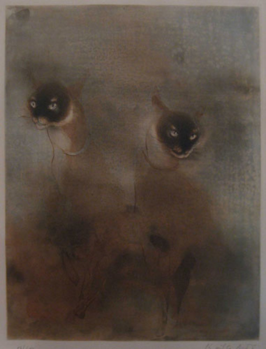 Cats 1966 Limited Edition Print by Kaiko Moti Cats 1966 Limited Edition Print by Kaiko Moti